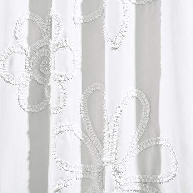 Lush Decor Lush Decor Ruffle Flower 2-pack Window Curtain Set