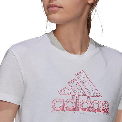 Women's adidas Snowflake Pearlescent Graphic Tee