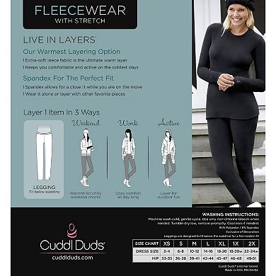 Women's Cuddl Duds® Fleecewear with Stretch Leggings