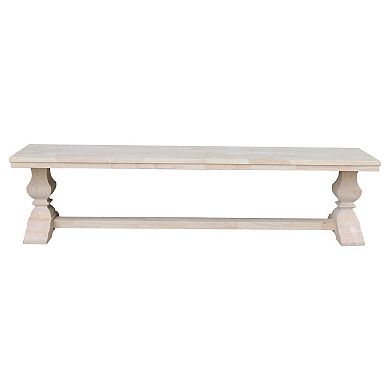 International Concepts Trestle Bench