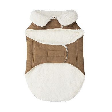 Ugg suede 2025 dog coat