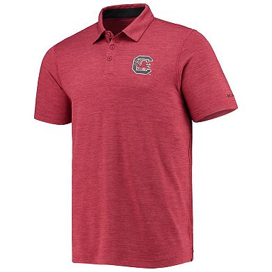 Men's Columbia Garnet South Carolina Gamecocks Tech Trail Omni-Shade Polo