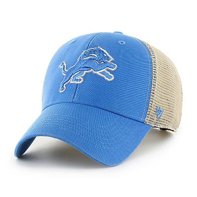 Men's '47 Blue Detroit Lions Flagship MVP Snapback Hat