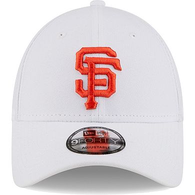 Men's New Era White San Francisco Giants League II 9FORTY Adjustable Hat