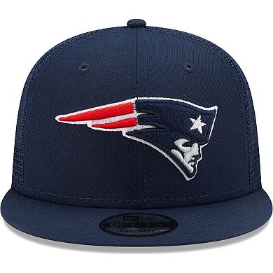 Men's New Era Navy New England Patriots Classic Trucker 9FIFTY Snapback Hat