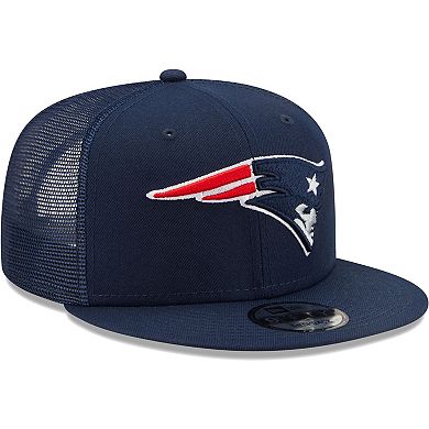 Men's New Era Navy New England Patriots Classic Trucker 9FIFTY Snapback Hat