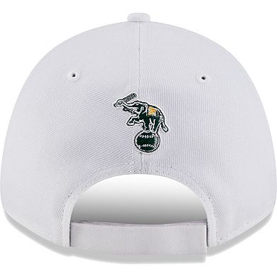 Men's New Era White Oakland Athletics League II 9FORTY Adjustable Hat