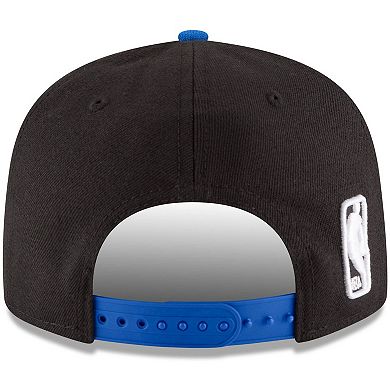 Men's New Era Black/Royal Orlando Magic Two-Tone 9FIFTY Adjustable Hat