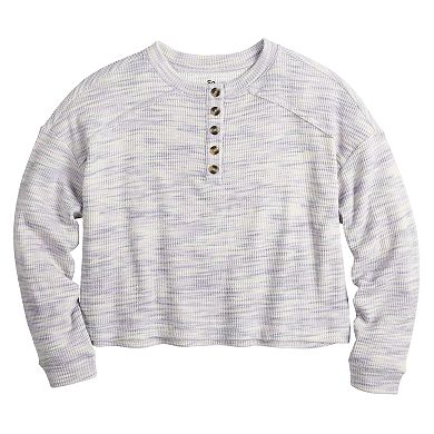 Juniors' SO® Cozy Henley