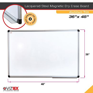 Viztex Dry Erase Magnetic Board Wall Decor