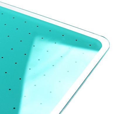 Viztex Glacier Black Multi-Purpose Grid Glass Dry Erase Board - 24" x 36"