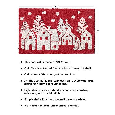 RugSmith Winter Homes Doormat - 18'' x 30''