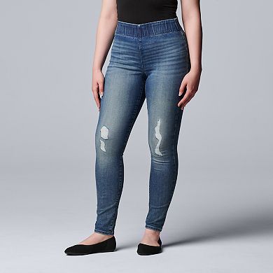 Simply Vera Vera Wang, Jeans, Simply Veraverawang Mid Rise Skinny Jeans  Blue Denim Womens Pants Size