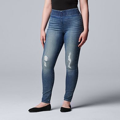 Plus size simply vera vera wang skinny outlet jeans