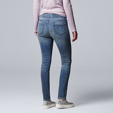 Women's Simply Vera Vera Wang Pull-On Skinny Jeans