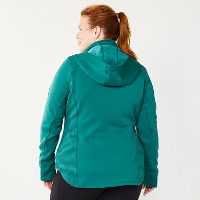 Women's Tek Gear® Hooded Mixed-Media Jacket