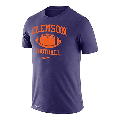 Men's Nike Purple Clemson Tigers Big & Tall Football Legend Performance T-Shirt