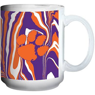 Clemson Tigers 15oz. Tie-Dye Ceramic Mug