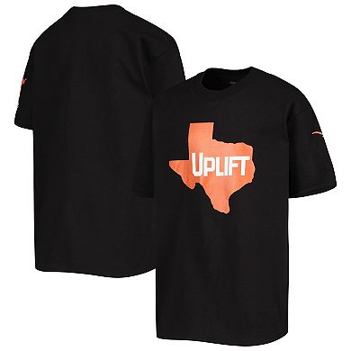 Youth Champion Black Texas Longhorns Basketball T-Shirt