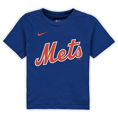 Toddler Nike Francisco Lindor Royal New York Mets Player Name & Number T-Shirt