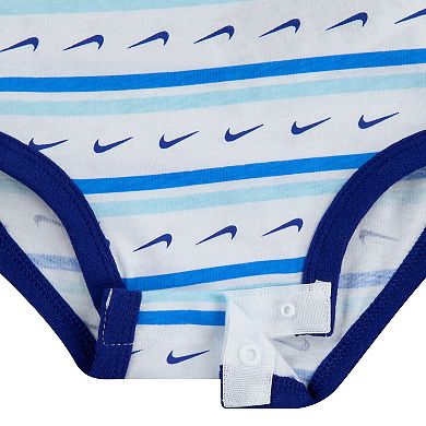 Baby Nike Swoosh Stripe Bodysuit & Pants Set