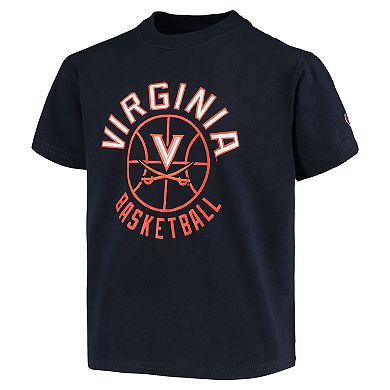 Youth Champion Navy Virginia Cavaliers Basketball T-Shirt