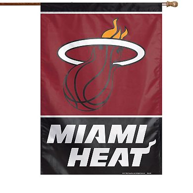 WinCraft Miami Heat 28" x 40" Primary Logo Single-Sided Vertical Banner