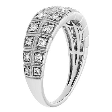 14k Gold 1/2 Carat T.W. Certified Diamond Wedding Ring