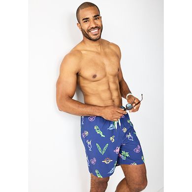 Men's Sonoma Goods For Life® 7 Full Elastic-Waistband Swim Trunks
