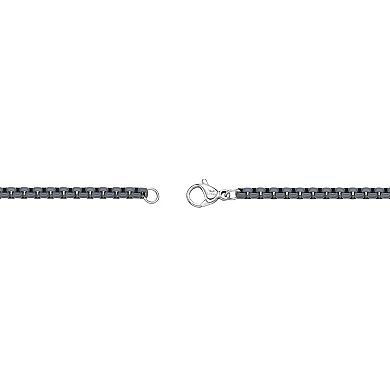 Men's LYNX Stainless Steel Gray Acrylic Chain Bracelet 