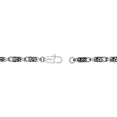 Men's LYNX Stainless Steel Link Chain Necklace 