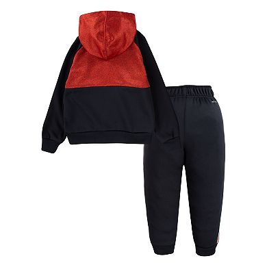 Toddler Boy Nike Therma-FIT Full Zip Hoodie and Pants Set
