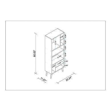 MANHATTAN COMFORT Warren Tall Bookcase