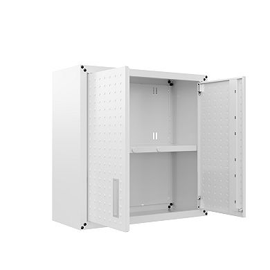 MANHATTAN COMFORT Fortress 2-Piece Floating Garage Cabinet Set