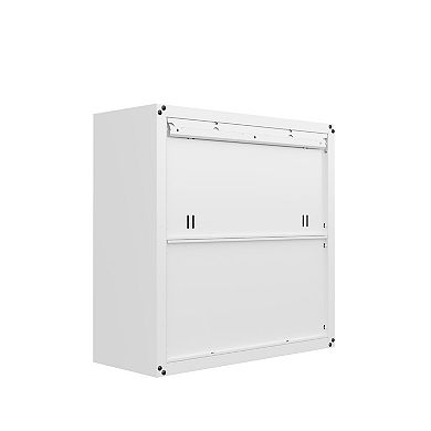 MANHATTAN COMFORT Fortress 2-Piece Floating Garage Cabinet Set