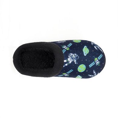 Boys Cuddl Duds Fleece Clog Slippers