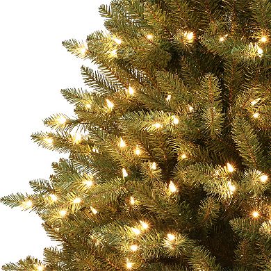 Puleo International 7.5-ft. Pre-lit Fraser Fir Grand Artificial Christmas Tree