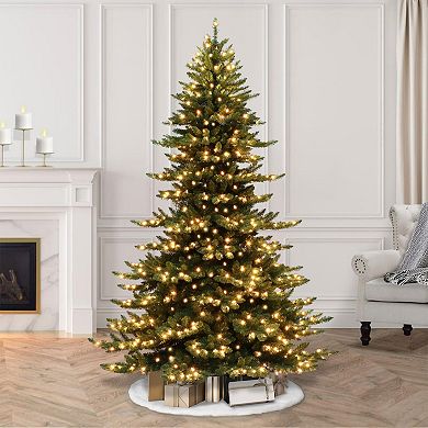 PULEO INTERNATIONAL 7.5-ft. Spruce Green 700-Light Artificial Christmas Tree