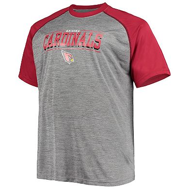 Men's Fanatics Branded Kyler Murray Cardinal/Heathered Gray Arizona Cardinals Big & Tall Player Name & Number Raglan T-Shirt