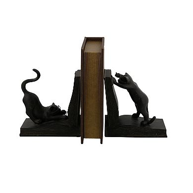 Stella & Eve Polystone Cat Bookends 2-piece Set