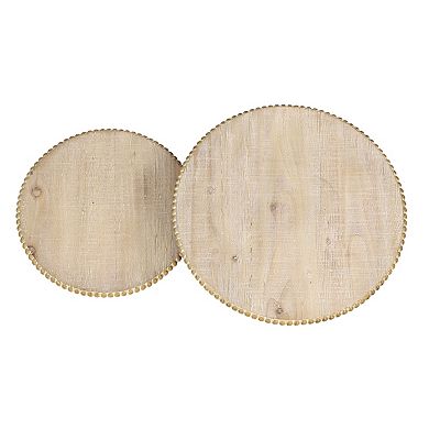 Stella & Eve Wood 2-pc. Cake Stand