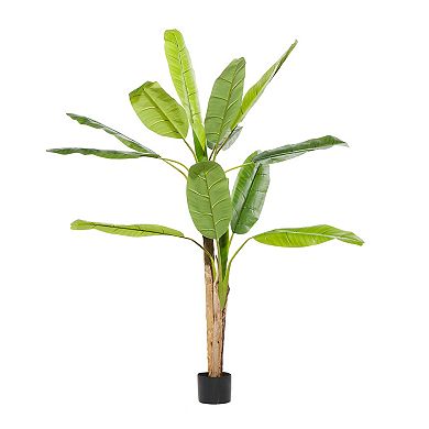 Stella & Eve Artificial Banana Leaf Plant Floor Decor