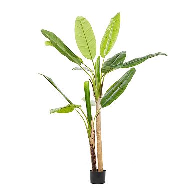 Stella & Eve Artificial Banana Leaf Plant Floor Decor