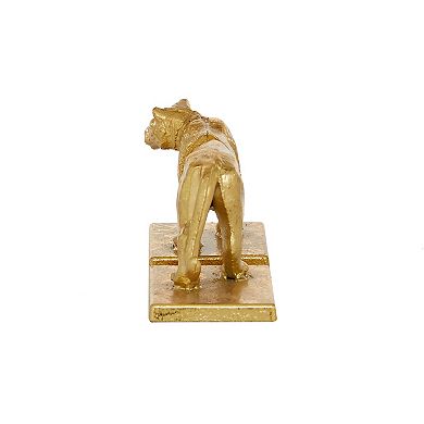 Stella & Eve Glam Gold Mountain Lion Bookends 2-piece Set