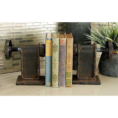 Stella & Eve Industrial Bookends 2-piece Set