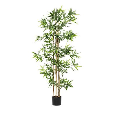 Stella & Eve Artificial Bamboo Tree Floor Decor