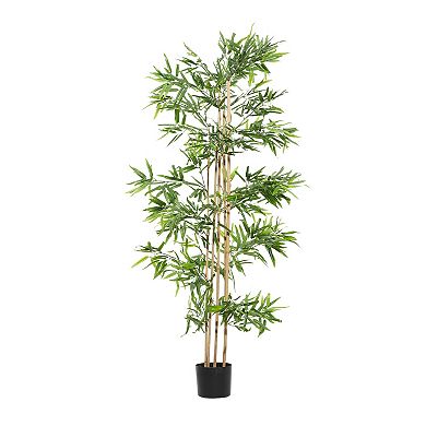 Stella & Eve Artificial Bamboo Tree Floor Decor