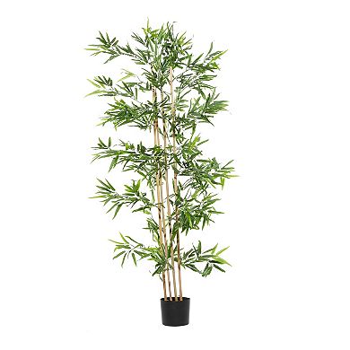 Stella & Eve Artificial Bamboo Tree Floor Decor