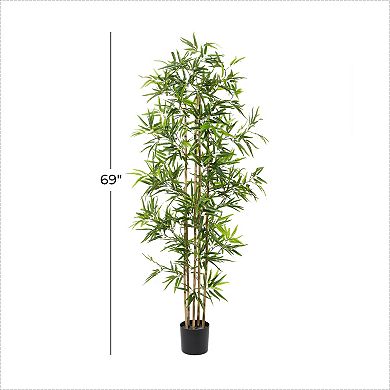 Stella & Eve Artificial Bamboo Tree Floor Decor