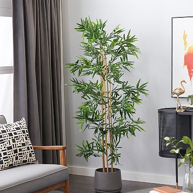 Stella & Eve Artificial Bamboo Tree Floor Decor